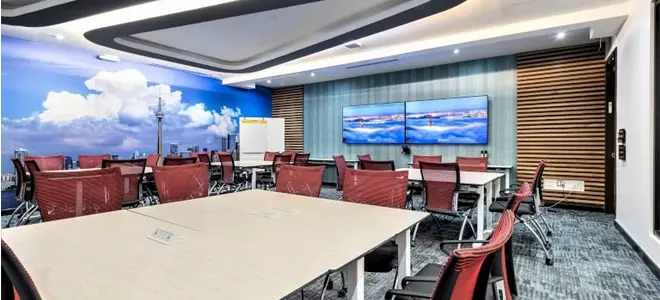 Our training room rent in NYC offers the flexibility of a multi-setup capabilities that provides you with a sophisticated event experience.